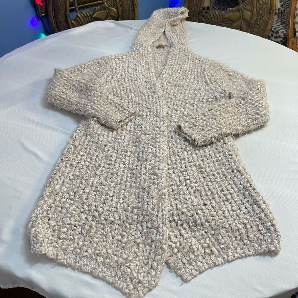 POL Shaggy Cardigan Sweater Size Small